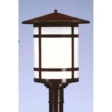 Arroyo Craftsman Berkeley 15 Inch Tall 1 Light Outdoor Post Lamp - BP-14L-M-BK