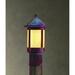 Arroyo Craftsman Berkeley 13 Inch Tall 1 Light Outdoor Post Lamp - BP-8-F-BK