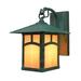 Arroyo Craftsman Evergreen 11 Inch Tall 1 Light Outdoor Wall Light - EB-7PF-WO-BK