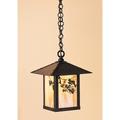 Arroyo Craftsman Evergreen 12 Inch Tall 1 Light Outdoor Hanging Lantern - EH-9PF-CR-S