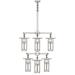 Arroyo Craftsman Franklin 33 Inch 9 Light Chandelier - FCH-9L-4-4-1-F-S