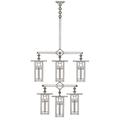 Arroyo Craftsman Franklin 33 Inch 9 Light Chandelier - FCH-9L-4-4-1-RM-BZ