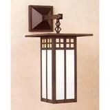 Arroyo Craftsman Glasgow 12 Inch Tall 1 Light Outdoor Wall Light - GB-6SA-RM-RC