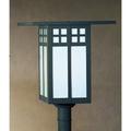 Arroyo Craftsman Glasgow 18 Inch Tall 1 Light Outdoor Post Lamp - GP-18-CR-BZ
