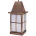 Arroyo Craftsman Hartford 15 Inch Tall 1 Light Outdoor Pier Lamp - HC-6-CS-BZ