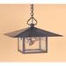 Arroyo Craftsman Monterey 12 Inch Tall 1 Light Outdoor Hanging Lantern - MH-17E-AM-BZ