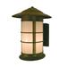 Arroyo Craftsman Newport 12 Inch Tall 1 Light Outdoor Wall Light - NS-9L-M-MB