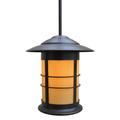 Arroyo Craftsman Newport 41 Inch Tall 1 Light Outdoor Hanging Lantern - NSH-14-M-BZ