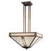 Arroyo Craftsman Prairie 18 Inch 4 Light Semi Flush Mount - PCH-18-CS-AB