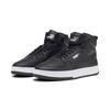 Sneaker PUMA "Caven 2.0 Mid WTR Sneakers Erwachsene", Gr. 39, schwarz (schwarz silber weiß metallic), Obermaterial: Textil, Synthetik; Futter: Textil; Laufsohle: Gummi, Schuhe