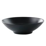 G.E.T. High-Strength Porcelain Salad Bowl, 12 Ounce Set of 12 Porcelain China/Ceramic in Black | 6.73 H x 13.03 W x 13.03 D in | Wayfair