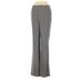 Nine West Casual Pants - High Rise Boot Cut Boyfriend: Gray Bottoms - Women's Size 6