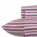 Nautica 100% Percale Printed Sheet Sets 100% cotton in Red/White | Full | Wayfair 208673