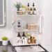 Rebrilliant Ilena Metal Freestanding Bathroom Shelves Metal in White | 19.8 H x 13.3 W x 5.7 D in | Wayfair 7DF710F72B53427B98A3793D4C3FE320