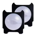 Protecteur de caméra pour Insta 360 ONE RS/R couvercle en verre pour caméra de sport 2 pièces