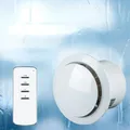Ventilateur flacon mural silencieux 4/6 pouces avec télécommande pour cuisine et salle de bain