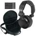 Performance DJ Headphones with Headphone Gear Bag Package