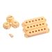TOYMYTOY 3 PCS 48/ 50/ 52mm Single Coil Pickup Covers Volume Tone Knobs Switch Tip Set for Stratocaster Strat ST Electric Guitar Replacement Parts (Beige)