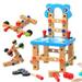 FeiraDeVaidade Wooden Disassembly And Assembly Nut Combination Luban Tool Chair Children S Hands-On Assembly And Insertion Toys