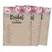 Inkdotpot Scramble Bridal ShowerGameCards Rustic Kraft FloralParty Wedding Supplies 50-Pack Wedding Word