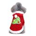 BESTONZON Fashionable Pets Costumes Christmas Dog Costume Party Suits for Puppy Dog Size M Red