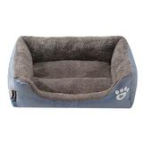 Ultra-Soft Paw Pet Water Resistant Kennel Snuggle Dog Cat Warm Bed Size 3XL (Grey)