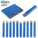 10pcs 1/4 Metal Lathe Tool Carbide Tip Tipped Cutter Tool C6 Bit Cutting Set