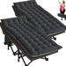 Docred Folding Camping Cots For Adultsï¼ŒHeavy Duty Cots For Sleeping Travel Military Portable Cots Bed with 2-Sided Mattress & Carrying Bag