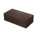 Wooden Storage Box Keepsake Box Empty Gift Packaging Box Souvenir Box Wooden Box for Art Hobbies DIY Lovers Home Decorations Style C
