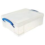 Really Useful Box Plastic Storage Box 8.1 Liters 14 x 11 x 5 Clear
