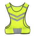 Reflective Night Running Vest High Visibility Adjustable Reflective Safety Vest for Outdoor Sports Cycling Running Hiking