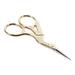 1Pc Scissors Crane Design Sewing Scissors Vintage Stork Shape Sewing Scissors for Embroidery Craft Needle Work Art Work[gold]