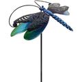 Sunset Vista Designs 93863 Garden in Motion-Balancing 43-Inch Spinner Stake Dragonfly