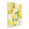 Winston Porter Modern Lemon Peels Canvas Wall Art Design by Enya Todd Canvas in Yellow | 20 H x 16 W x 1.5 D in | Wayfair