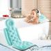 Bullpiano Full Body Bath Pillow Comfort Spa Pillow Thicken Design Headrest Cushion Hot Tub Pillow for Head Neck Shoulder Back Butt Rest Support Soft Large Fit Any Tub Bath Stuff Accessories