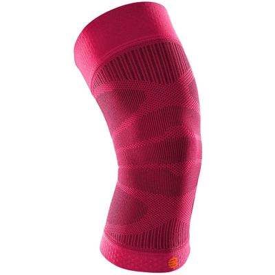 Kniebandage BAUERFEIND "Sports Compression Knee Support" Gr. M, pink Herren Bandagen Tapes