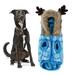 CSCHome Cute Cartoon Pet Reindeer Winter Hoodie Warm Vest Clothes Jumpsuit Apparel Dog Cat Costume for Small Medium Dogs Cats