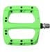 HT Components PA03A Nano P Platform Pedals Body: Nylon Spindle: Cr-Mo 9/16 Green Pair