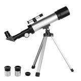 Meterk Astronomical Telescope for Kids and Beginners 90X Magnification Telescope with Finder Scope 2 Eyepieces and Tripod