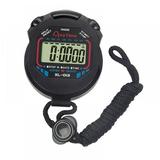 Classic Digital Professional Handheld LCD Chronograph Sports Stopwatch Timer Stop Watch with string