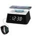 Alarm Clock with Wireless Charging Clock Radio with Bluetooth Speaker Dual Alarm with Snooze USB Charging Night Light and Dimmable Display iTOMA