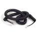 Belkin Coiled Telephone Handset Cable - 1 X Rj-11 Male - 1 X Rj-11 Male - 25ft - Black (f8v10125bk) (f8v101-25-bk)