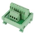 DIN rail terminal blocks 2 in 8 out DIN Rail and Panel Mounting Power Distribution Module Breakout Board