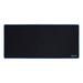 YhbSmt Extra Large Extended XXL XXLG Gaming Desk Mat Non-Slip Rubber Pads Stitched Edges Mouse Pad 35.4 x 15.7 inch - Black with Blue Edges