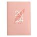 Winyuyby 2024 Diary A5 Diary A5 Daily Planner Notebook for Birthday Gift Diaries for 2024 Pink