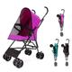 Small Pet Dog Stroller Umbrella Structure Lightweight Dog Prams Pushchairs for Small Dogs, Dog Strollers for Small Dogs, Pet Stroller Dog Pram Carrier for Cats Puppy & Kitten (Color : Purple A)