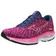 Mizuno Women's Wave Rider 26 Trail Running Shoes, Festival Fuchsia Halogen Blue Innuendo, 9 UK