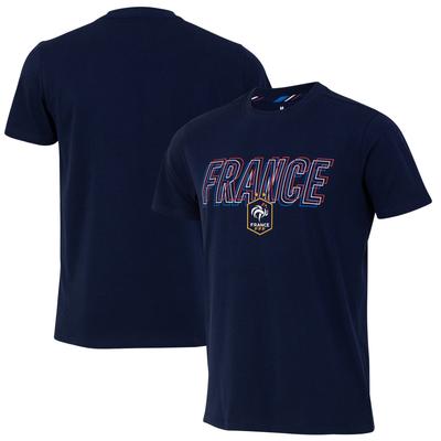Frankreich Wordmark T-Shirt – Marineblau – Kinder Image