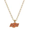 Women's CANVAS Style Oklahoma State Cowboys Enamel Pendant Necklace