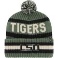 Men's '47 Green LSU Tigers OHT Military Appreciation Bering Cuffed Knit Hat with Pom